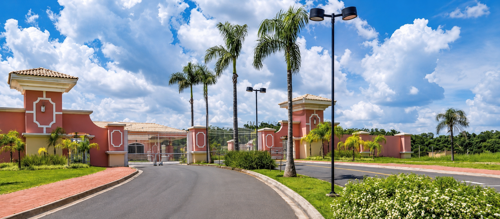Pré-lançamento Condomínio Santa Isabel Fase 3 em Louveira com terrenos exclusivos de 500 a 525m² em condomínio fechado com segurança 24 horas, lazer completo e infraestrutura moderna.